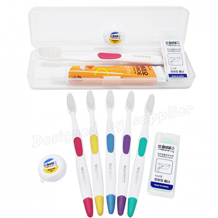 M케이스 LG미세모 페리오 st덴탈 치실 치간 칫솔치약 구강용품 여행용세트 #4