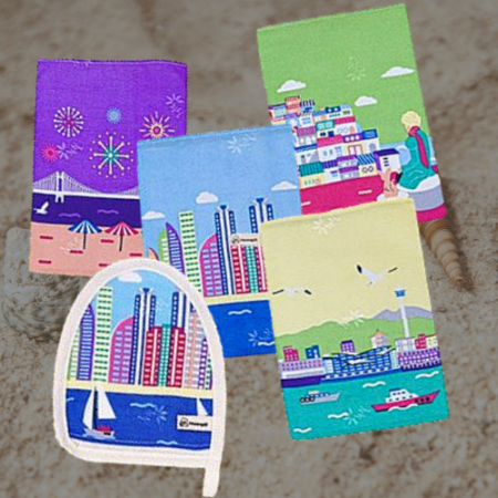 다올 뱀부 인견 사각 때타올 세트 4P+밤부 1P #2