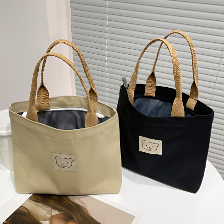 곰돌이 미디움 사각 에코백 #4