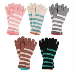 스트라이프롱 니트장갑 기모 장갑 핑거홀장갑 스마트터치장갑 방한장갑