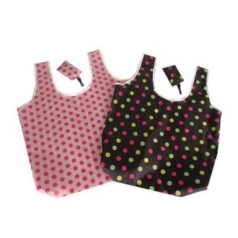 도트무늬C 장바구니 (회색도트, 검정도트)