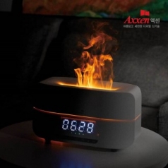 액센 W500 불멍 시계 블루투스스피커 가습기