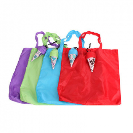 아이스크림 장바구니 단색 (빨강, 연두, 하늘, 보라) 370*430mm #2