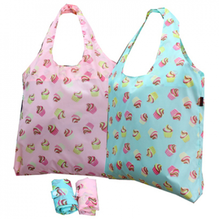 머핀모양 장바구니 (하늘색, 핑크색) 450*380mm #2