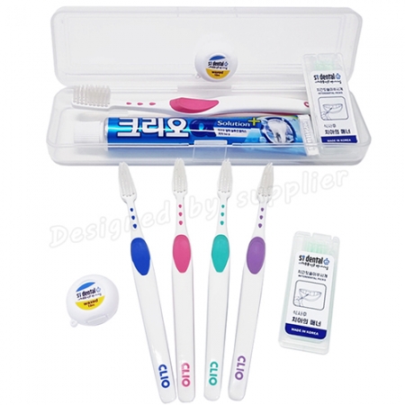 M케이스 클리오R 페리오치약 st덴탈 치실 치간 칫솔치약 구강용품 여행용세트 #4