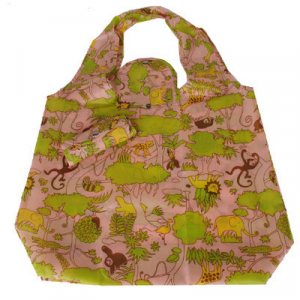 애니멀패턴 숄더형 장바구니A