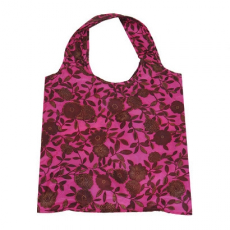 덩쿨꽃무늬 원통접이식 고리형 장바구니 #3