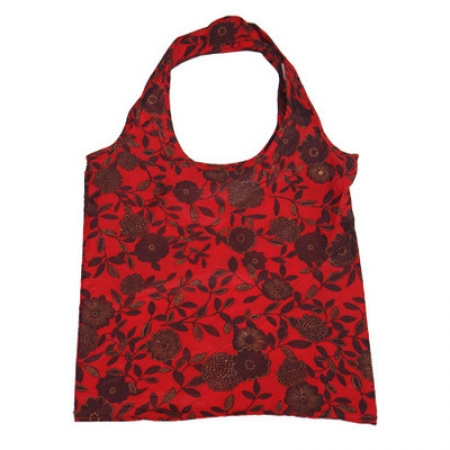 덩쿨꽃무늬 원통접이식 고리형 장바구니 #2