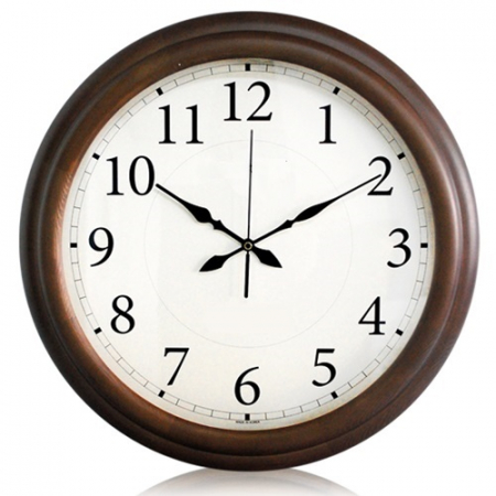 무 소 음 원 목 엔틱 월넛  벽 시계 #2