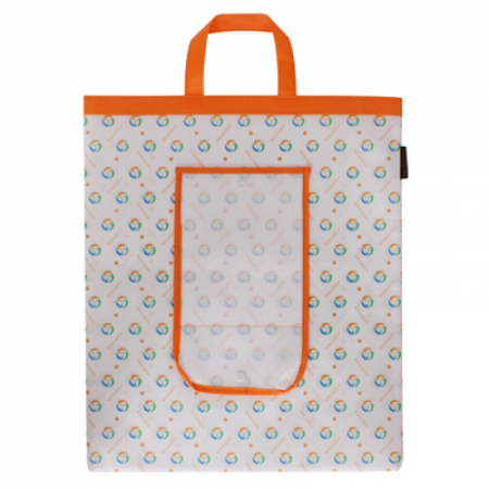 바람개비 똑딱이 부직포 장바구니 420x480mm WS288H #4