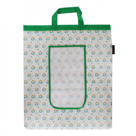 바람개비 똑딱이 부직포 장바구니 420x480mm WS288H #3