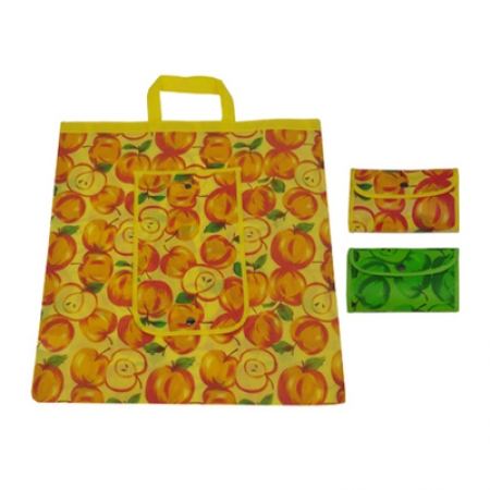 사과무늬 똑딱이 장바구니 420*480mm #2