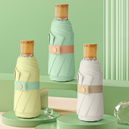 CH456 에코라이프 골드라인 휴대용 포켓우산 수동 5단우산 #2