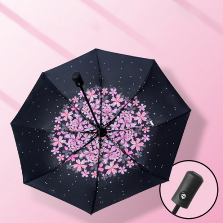 CH449 에코라이프 샤이닝 벚꽃 프리미엄 완전자동 3단우산 #2