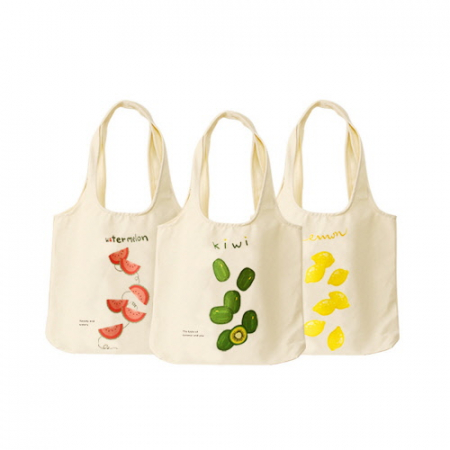 CH396 에코라이프 쇼핑 컬러 캔버스 에코백 #2