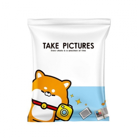 CE594 에코라이프 큐티 시바견 진공 압축백 의류 이불 진공 수납백(110*100) #2