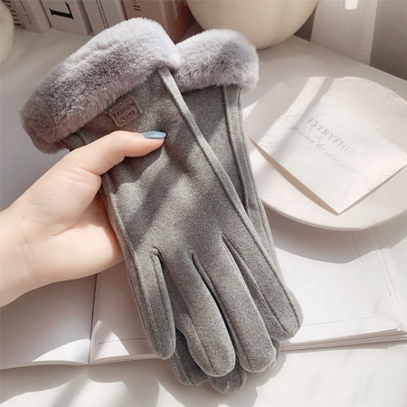 밀리어스 방한 장갑 고급 벨벳 장갑 따뜻한 이쁜 장갑 #5
