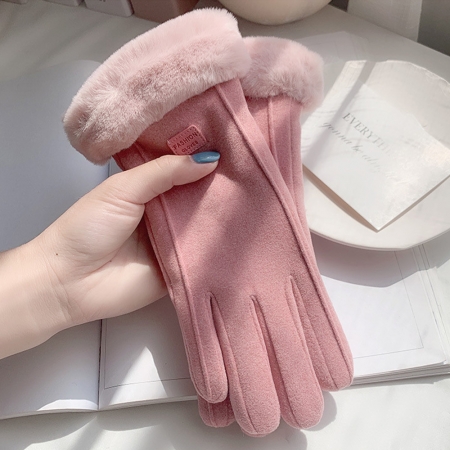 밀리어스 방한 장갑 고급 벨벳 장갑 따뜻한 이쁜 장갑 #3