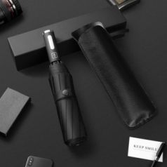 EL 가죽케이스 완전자동 3단우산 CHH469