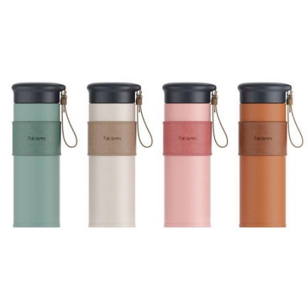 CH879 에코라이프 슬리브 비즈니스 가죽 보온 텀블러 450ml #2