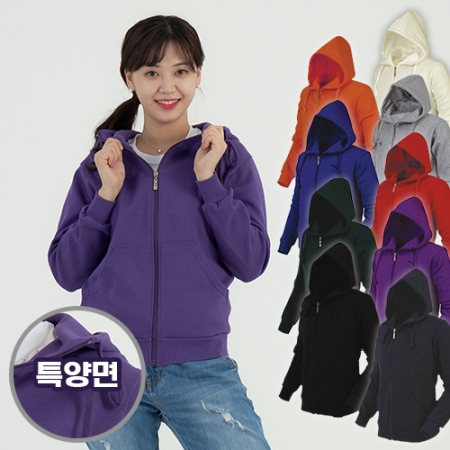 하이넥 특양면 소재 후드 집업, 남자 여자 후드 집업 #2