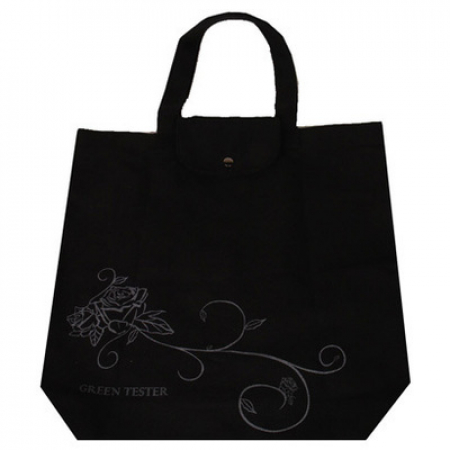 장미 무늬 면가방 410*370*100mm #4