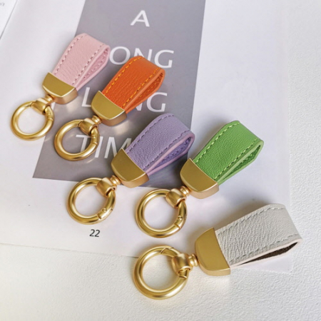 CH562 에코라이프 유럽스타일 양피가죽로프 키링 키홀더 열쇠고리 (악세사리 미포함) #2