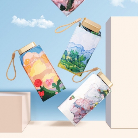 CH545 에코라이프 초미니 초경량 휴대성 좋은 포켓우산 수동양산 5단우산 #2