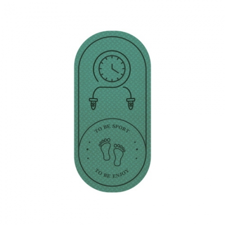 CH534 더바디 프리미엄 홈트레이닝 충격 흡수 밀림 방지 요가매트 140cm*66cm*0.6cm #2