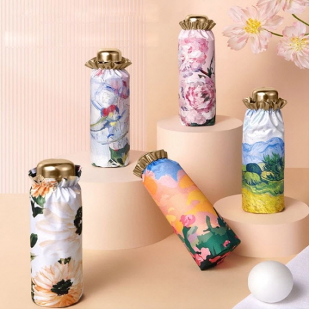 CH474 에코라이프 플라워 UV차단 여성용 초경량 수동양산 5단우산 #2