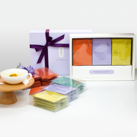 고급 꽃차 티백 선물세트 명절선물 국내산 고급선물세트 (백화차) #2