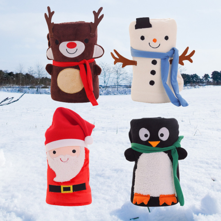 밀리어스 귀여운 캐릭터 무릎 담요 80*100cm #2