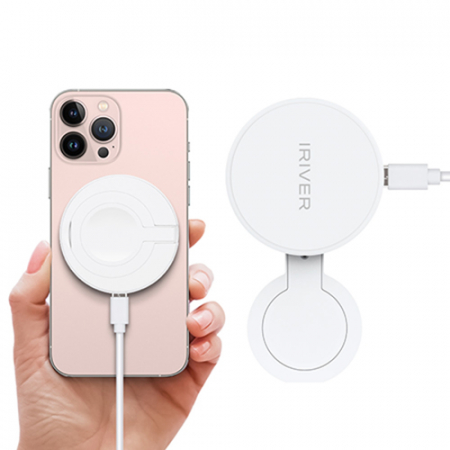 아이리버 IDC-500 맥세이프 2in1 15W 무선 고속 충전기 #3