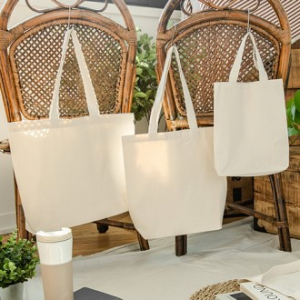 밑삼각 에코백 소형 28*30*6cm // 국산