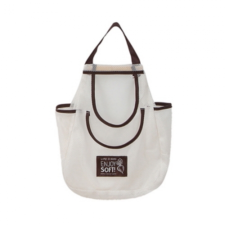 CI261 에코라이프 매쉬원단 벽걸이형 시장가방 더블 사이드포켓 #2
