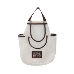 CI261 에코라이프 매쉬원단 벽걸이형 시장가방 더블 사이드포켓