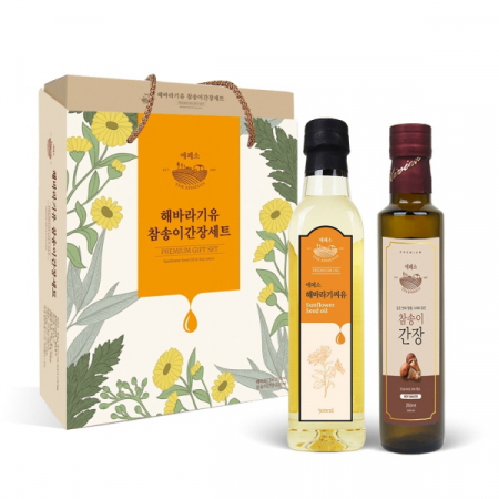 에페소 해바라기유 500ml+참송이 간장 250ml 2종 세트 #2