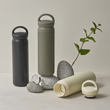 핸들 파우더 이중 진공 스텐텀블러, 손잡이 이중 진공 텀블러 500ml #3