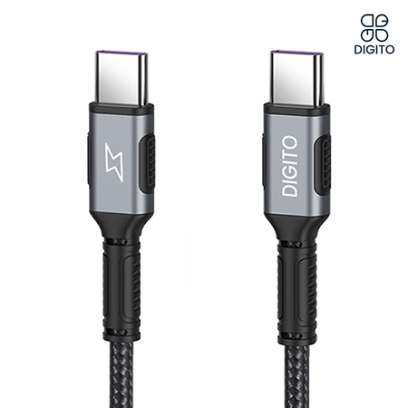 디지토 CtoC 60W C타입 초 고속 급속 데이터 휴대폰 스마트폰 충전 케이블 1.5M, DT-CTOC15M #3