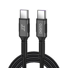 디지토 CtoC 60W C타입 초 고속 급속 데이터 휴대폰 스마트폰 충전 케이블 1.5M, DT-CTOC15M