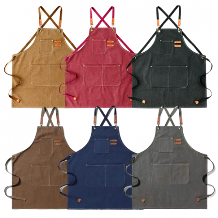 오렌지아 캔버스 바리스타 앞치마, 카페 공방 #2