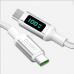 작은이미지: 디지토 울트라 플러스 CtoC 100W PD C타입 초고속 충전 데이터 LCD 디스플레이 케이블 #4