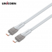 작은이미지: 유니콘 USB C to C타입 100W 초고속 2.0 충전 데이터 케이블 PLC-2M100W #3