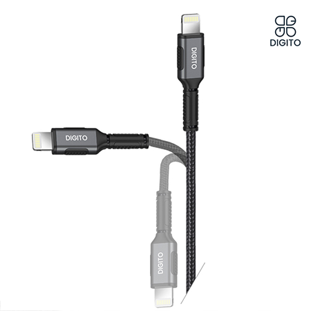 디지토 3in1 C+C+8 멀티 휴대폰 갤럭시 c타입 8핀 라이트닝 고속 충전 케이블 #3