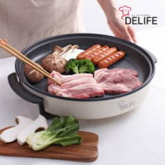 디라이프 DLA-PZ1500 뷔페 파티 전기그릴, 피자팬