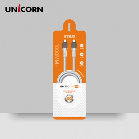 유니콘 USB C to C타입 100W 초고속 2.0 충전 데이터 케이블 PLC-1M100W #6