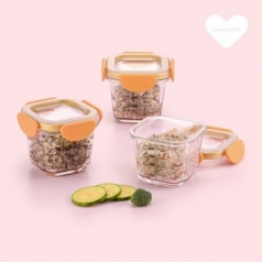 락앤락 리틀럽 바로한끼 더 안심 이유식용기 260ml 3p HA