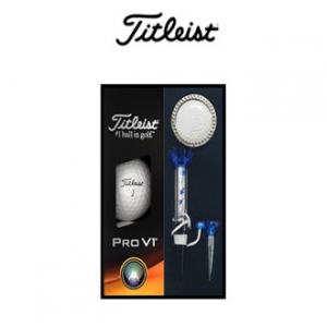 타이틀리스트 NEW PRO V1 3구 볼마커 자석티 클립 세트