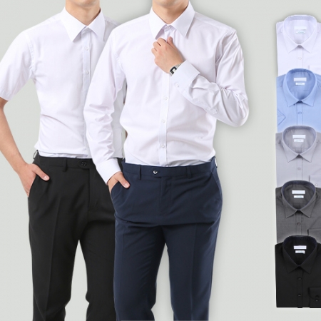 슬림 베이직 와이셔츠 (긴팔 or 반팔) // 남성용 #2