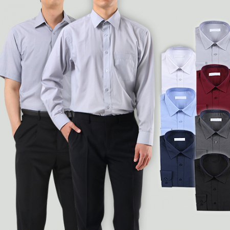 무지 베이직 와이셔츠 (긴팔 or 반팔) // 남자, 남성용 #2